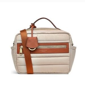 Radley London Southwood Lane Crossbody - Clay Cream and Tan Crossbody Bag New